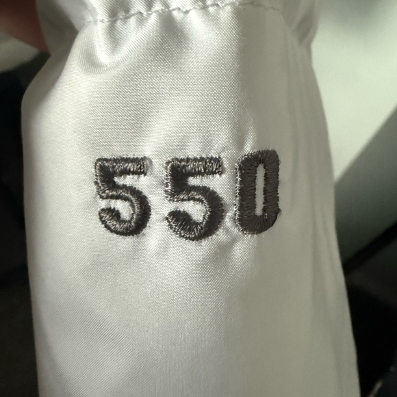 THE NORTH FACE Coat Size medium Women white 550 fill Quilted Goose Down - Picture 2 of 4